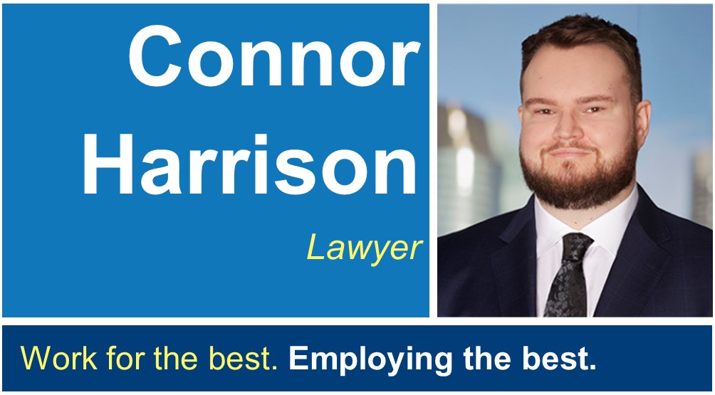 Congratulations on your promotion Connor!