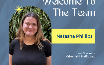 Natasha joins the Criminal & Traffic Law Team!