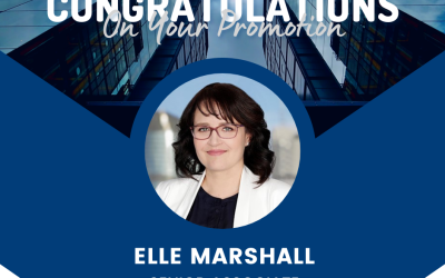 Celebrating Elle Marshall’s Promotion to Senior Associate!