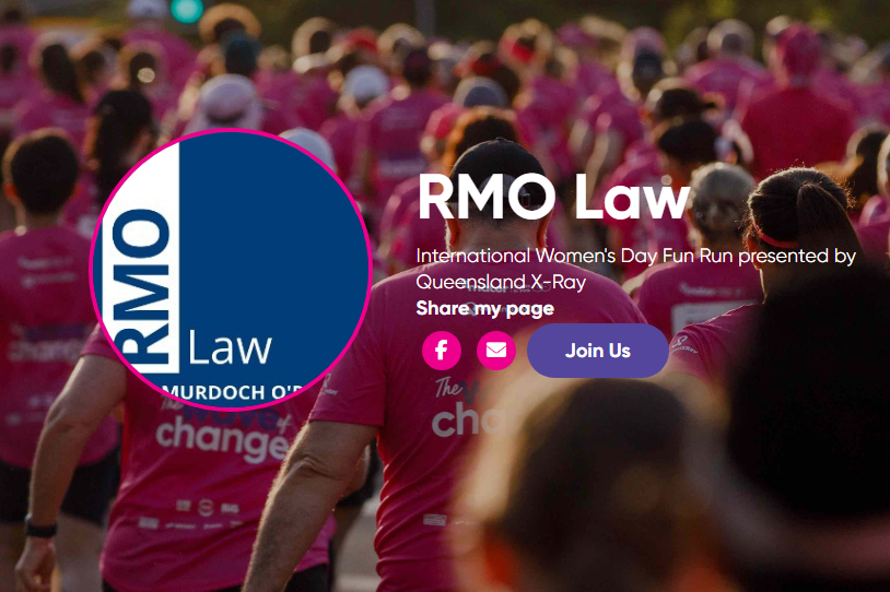 RMO is participating in the Mater Fun Run!
