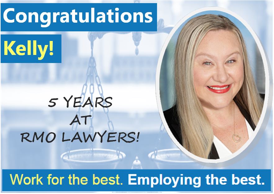 Congratulations Kelly! 5 years at RMO