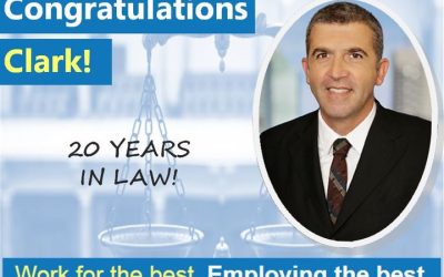 Clark celebrates 20 years in law!