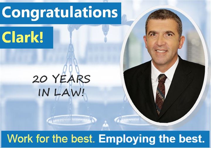 Clark celebrates 20 years in law!