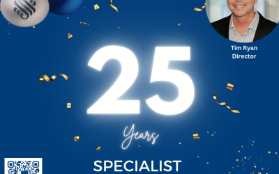 Tim celebrates 25 years as an Accredited Specialist