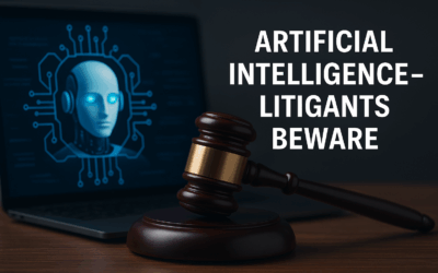 Artificial Intelligence – Litigants Beware