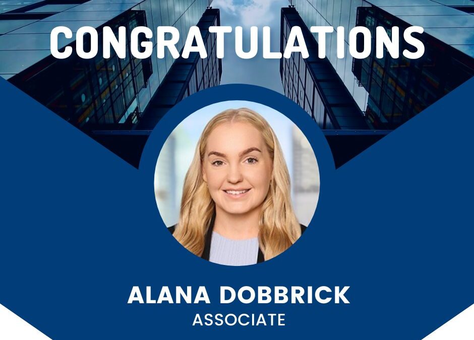 Congratulations on your promotion, Alana!
